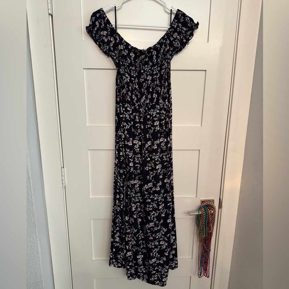 SHEIN Off Shoulder Dress With Slit